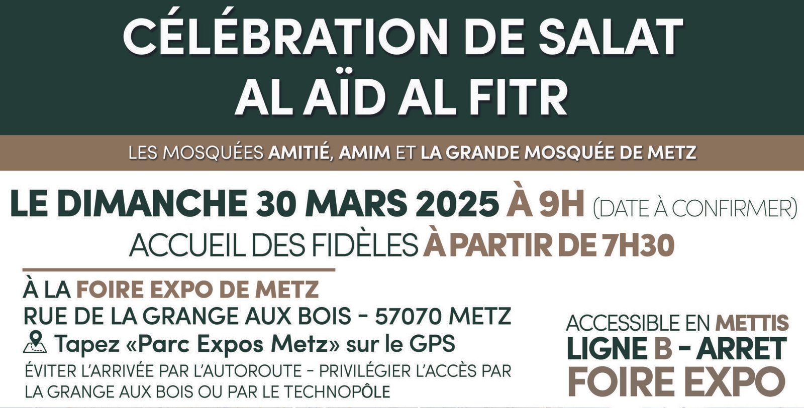 Association Amitié - Association AMIM - Grande Mosquée de Metz